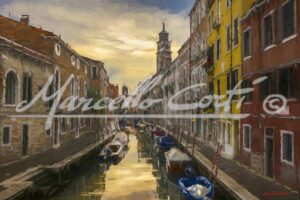 EO1025_VENEZIA_Tramonto sul canale